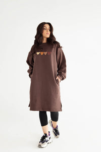 Dark Brown Long Top