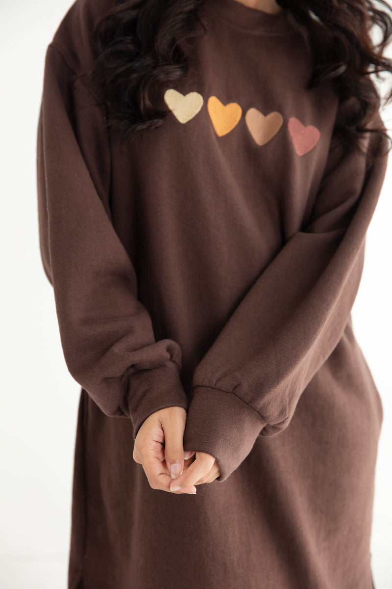 Dark Brown Long Top