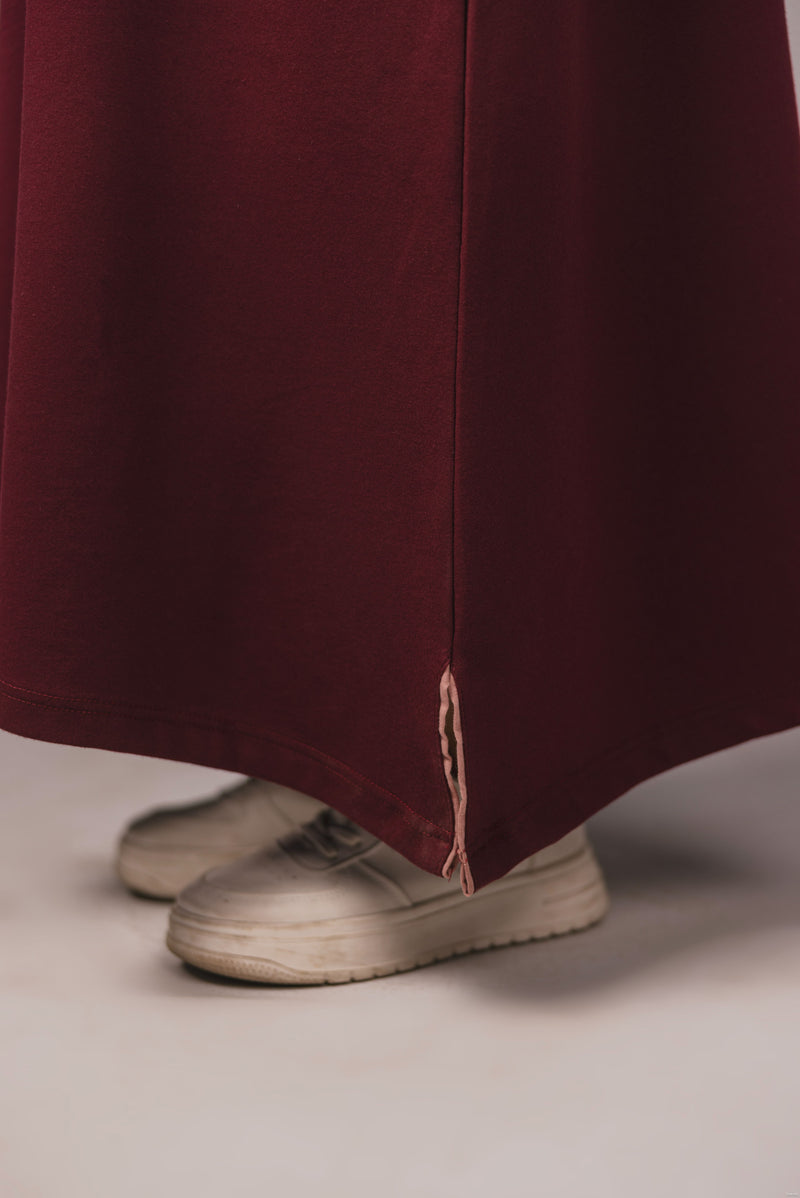 Maroon Polo Dress