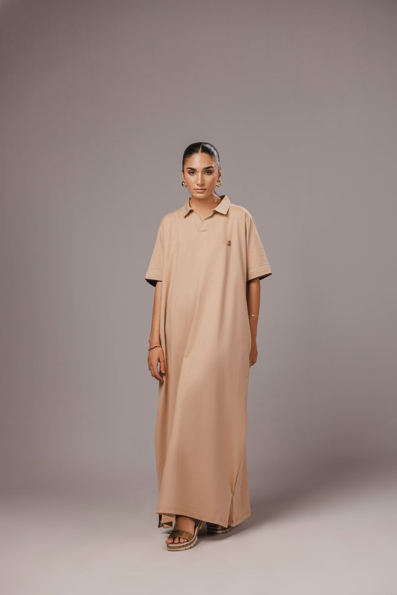 Latte Polo Dress