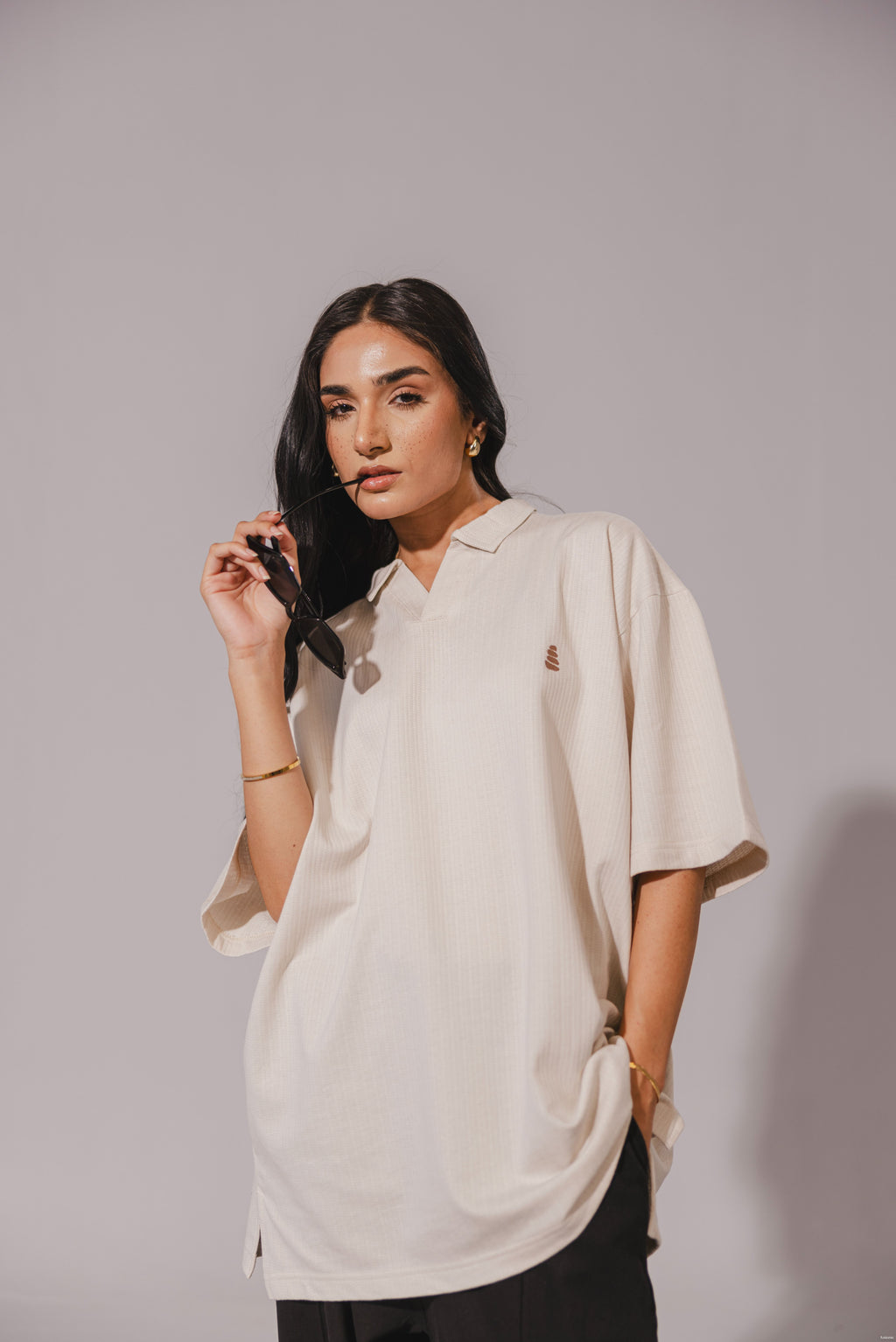 Off-White Drop Needle Polo