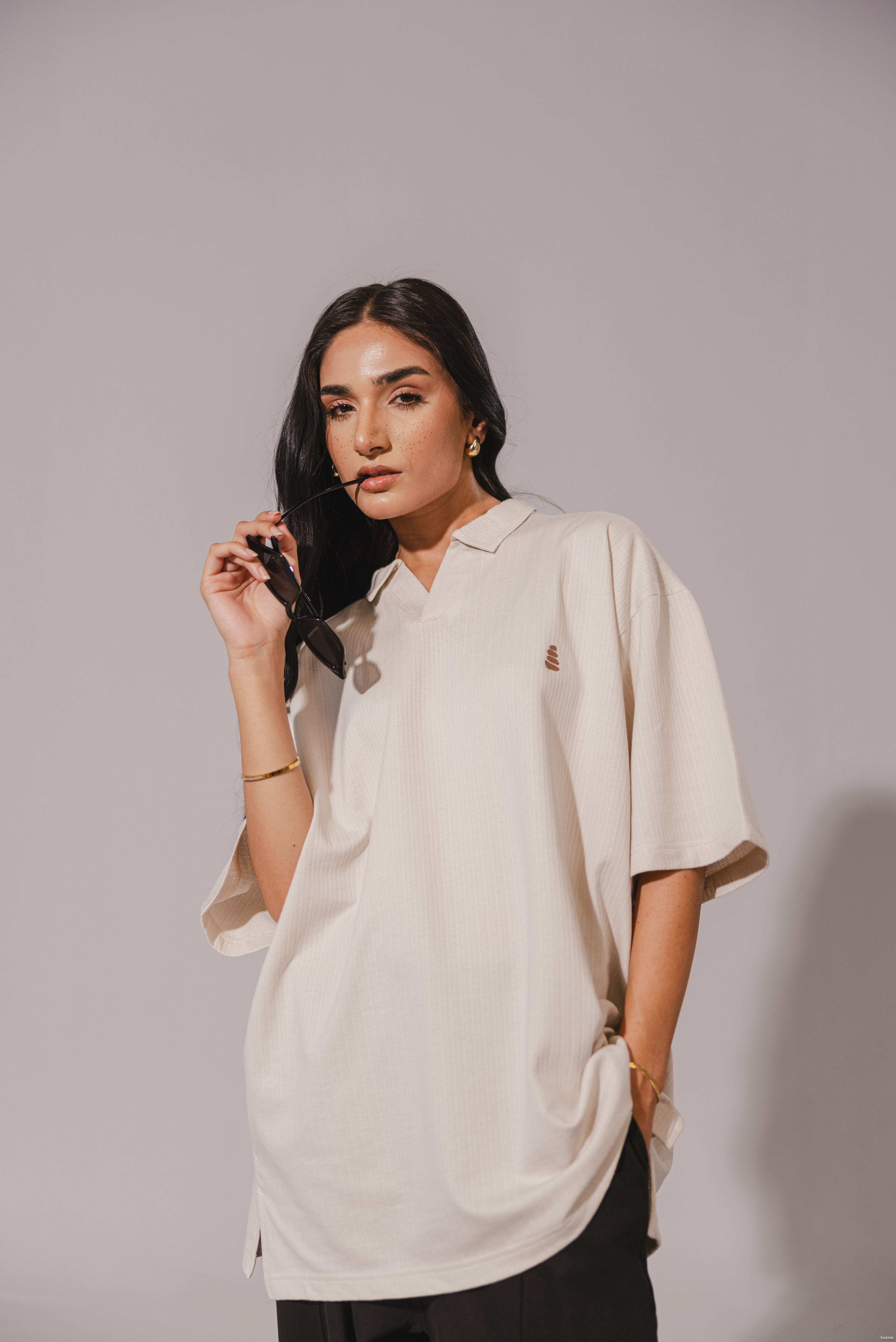 Off-White Drop Needle Polo