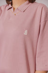 Pink Drop Needle Polo