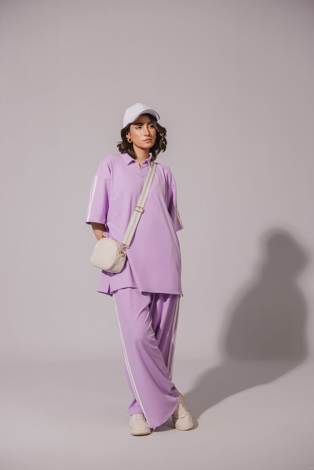 Lilac Polo Coord Set