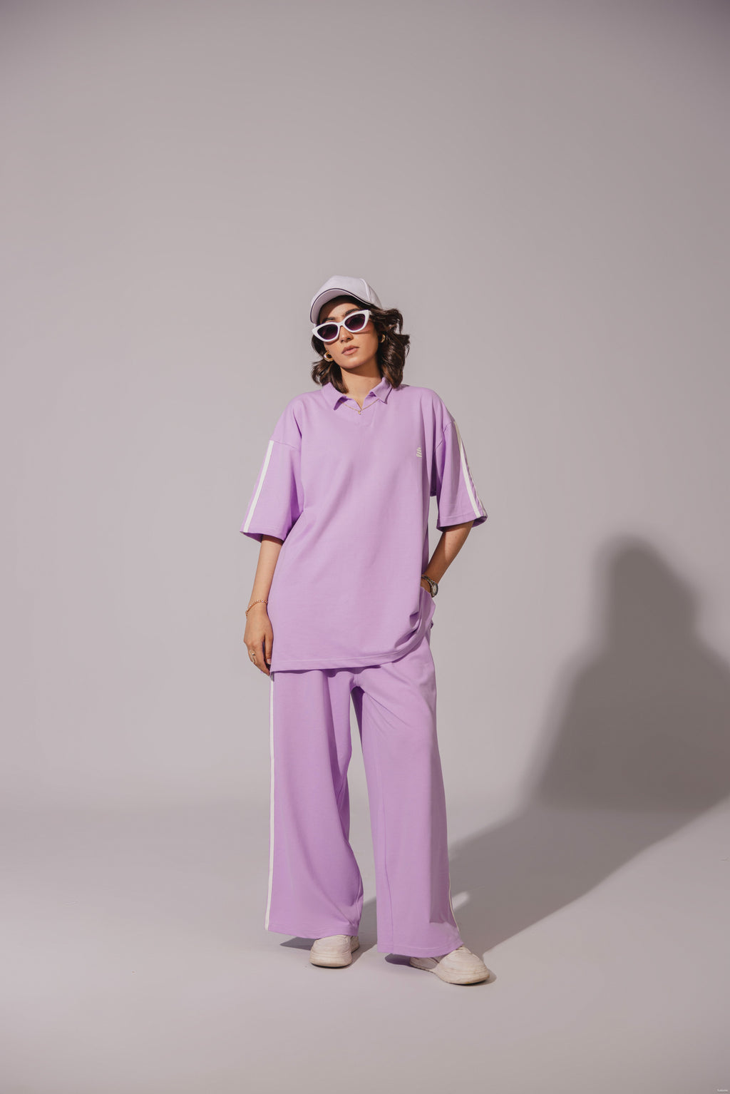 Lilac Polo Coord Set