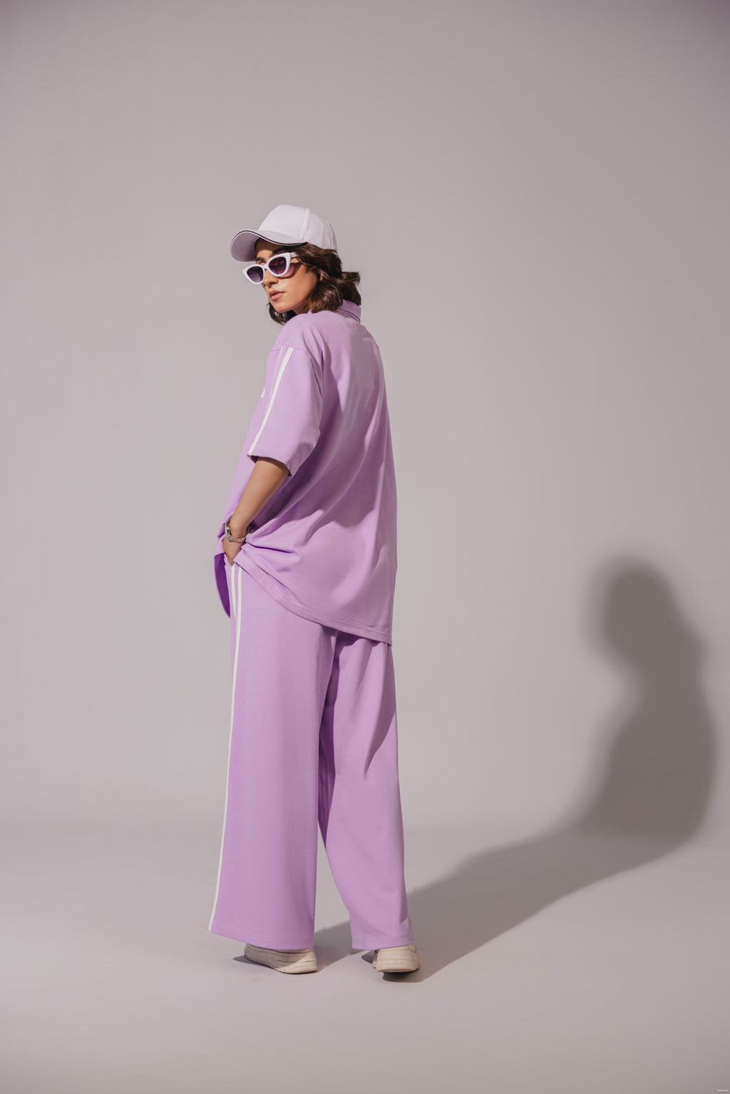 Lilac Polo Coord Set