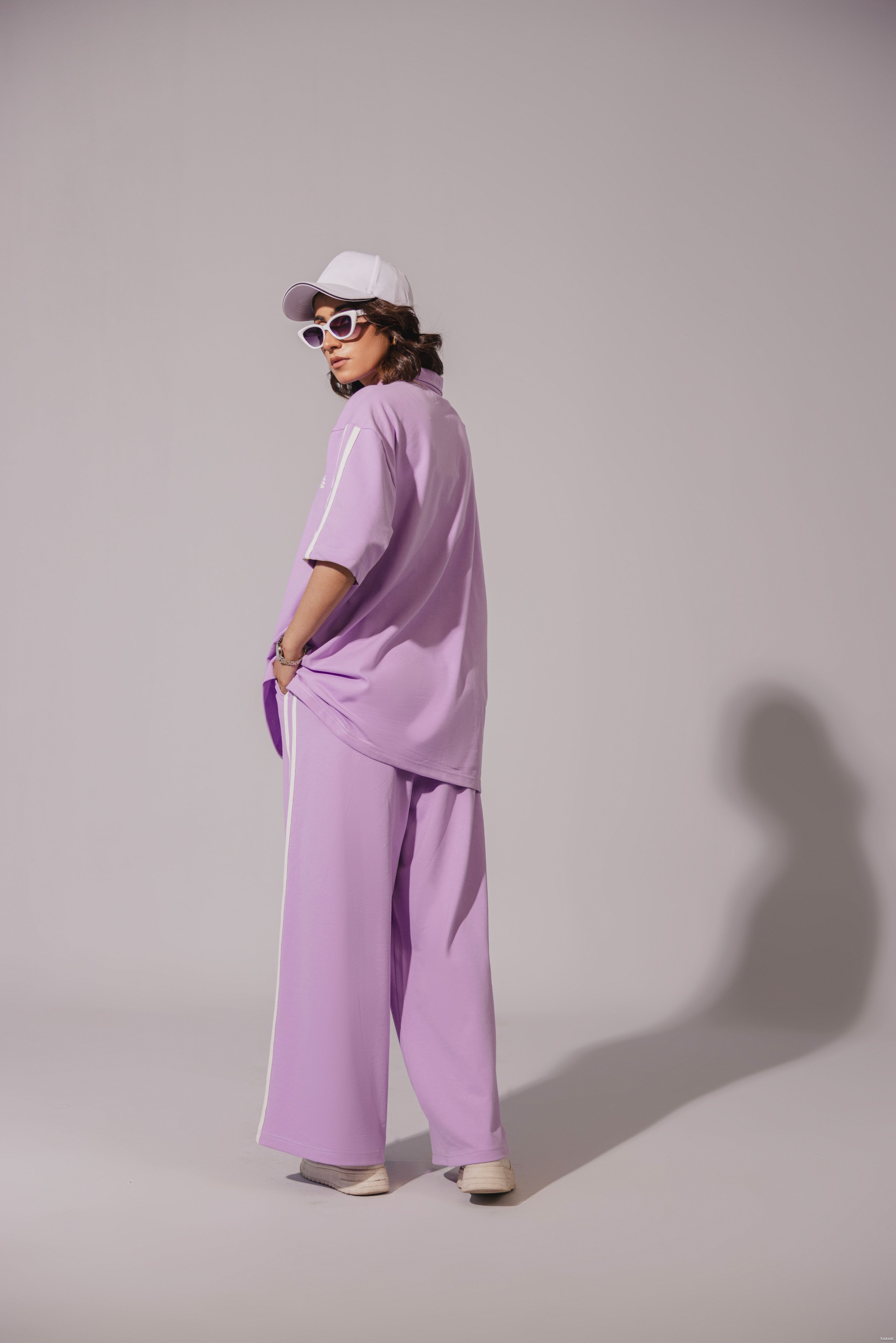 Lilac Polo Coord Set