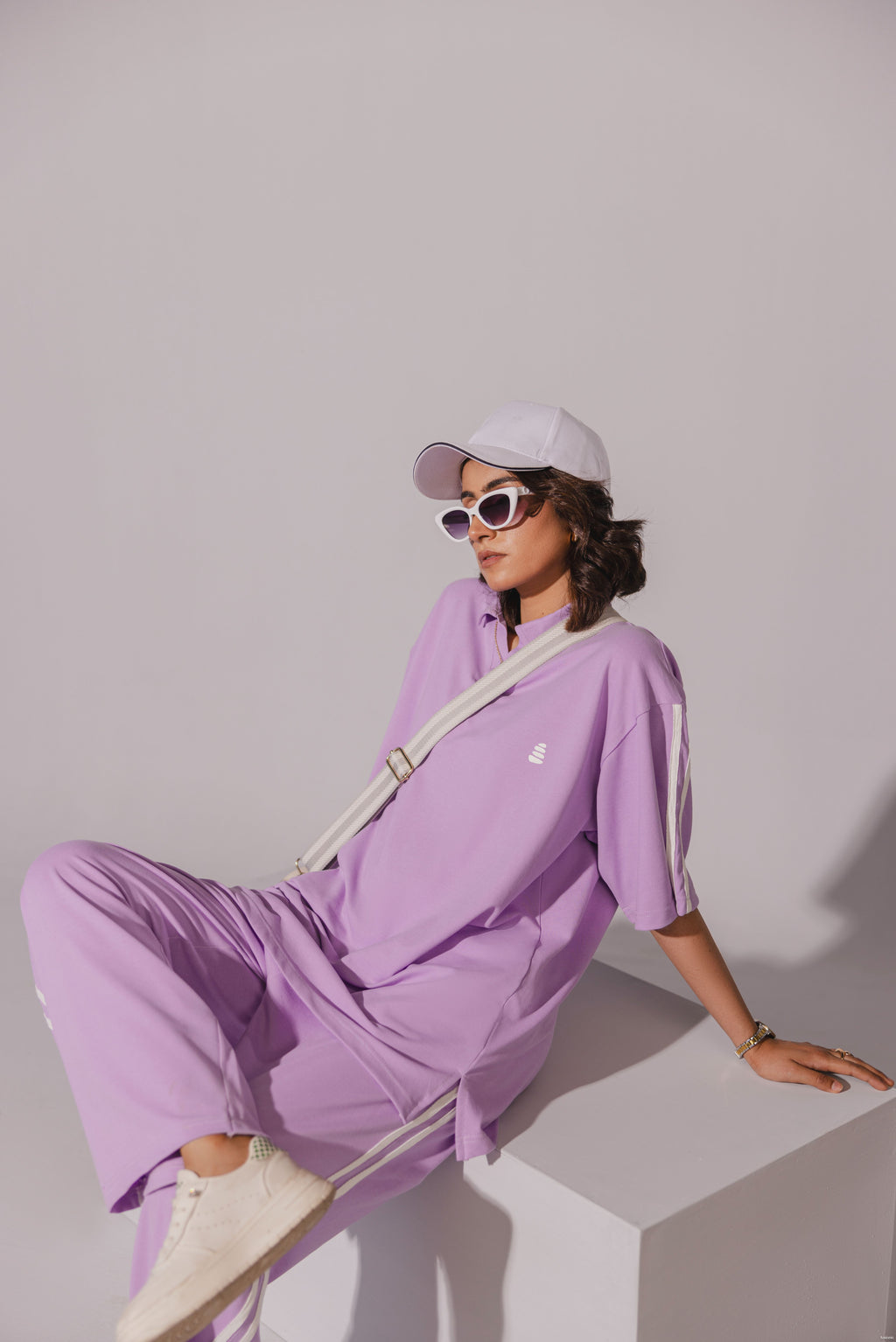 Lilac Polo Coord Set