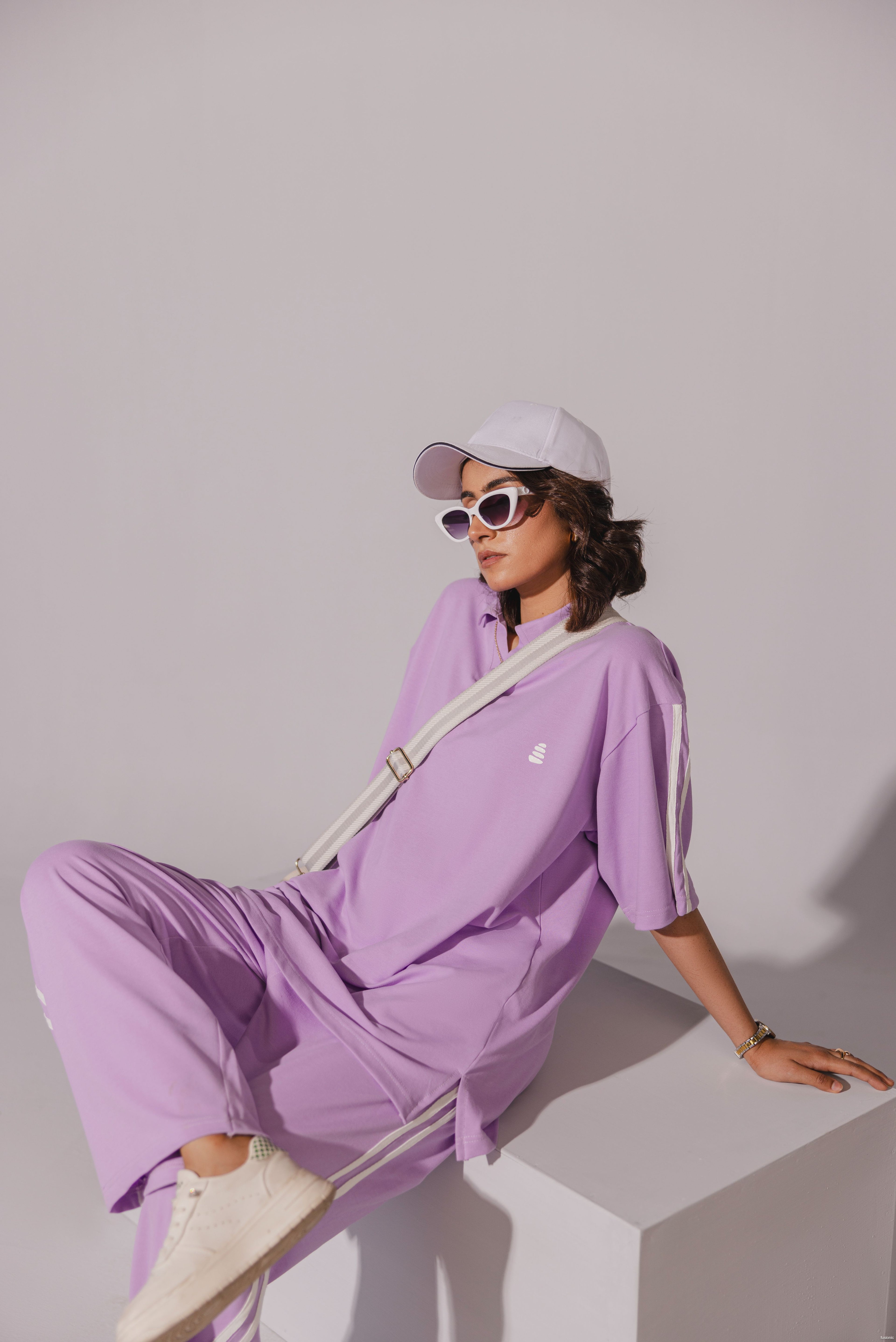 Lilac Polo Coord Set