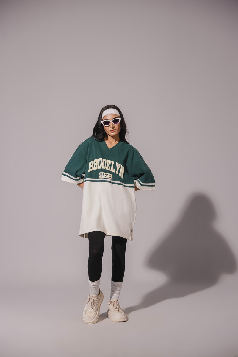 Green Baseball Tee