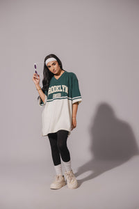 Green Baseball Tee