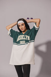 Green Baseball Tee