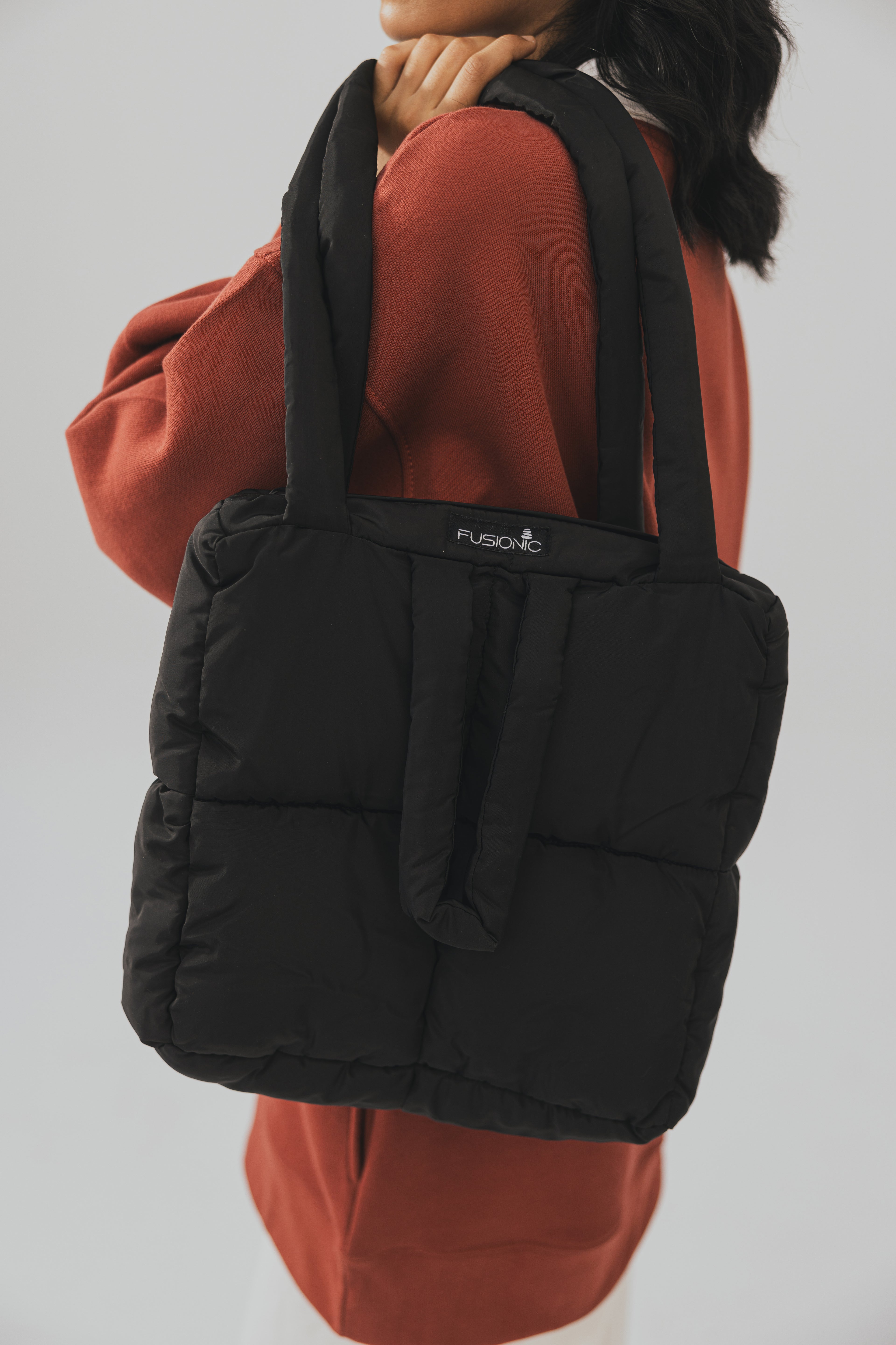 Black Puffer Bag