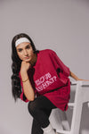 Raspberry Pink Oversized Tee