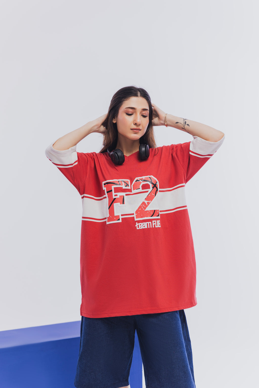 Vermillion Varsity Tee