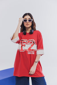 Vermillion Varsity Tee
