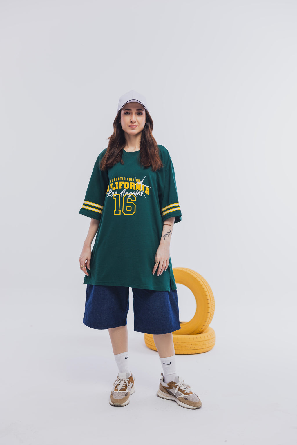 Dark Green Varsity Tee