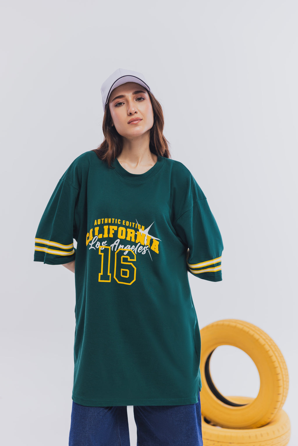 Dark Green Varsity Tee