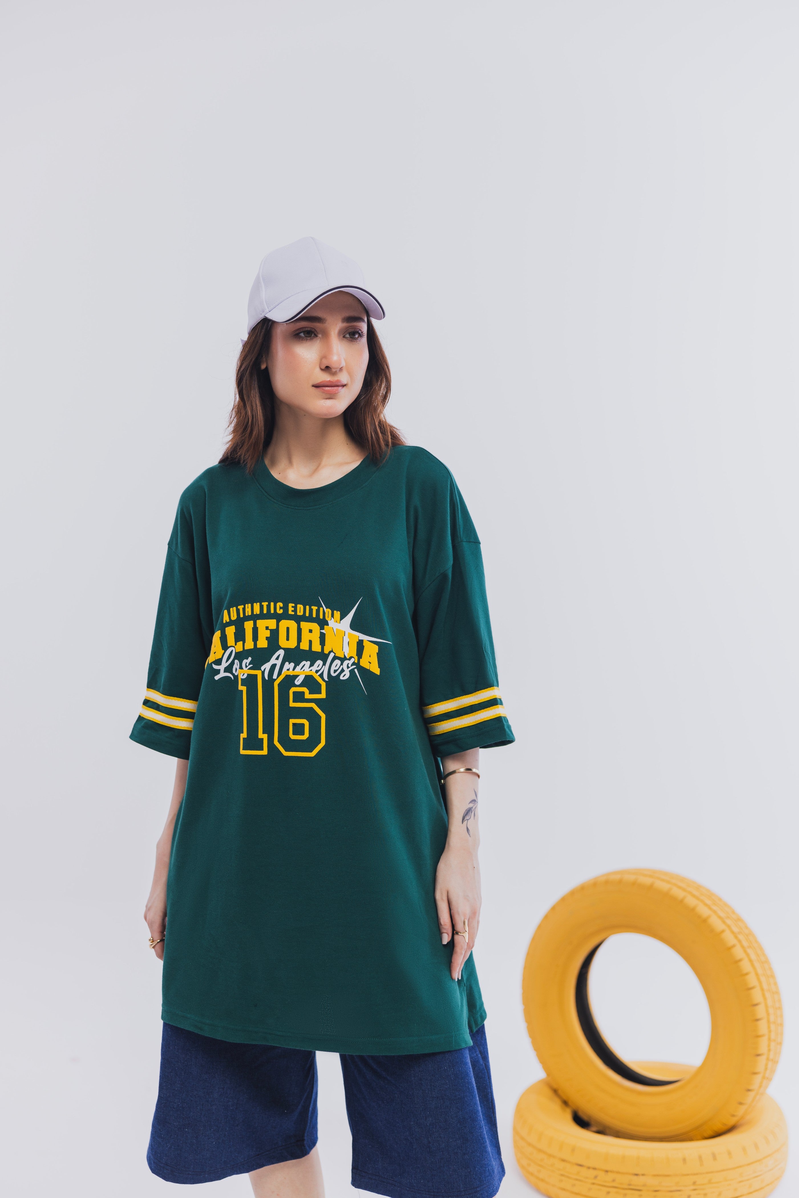 Dark Green Varsity Tee