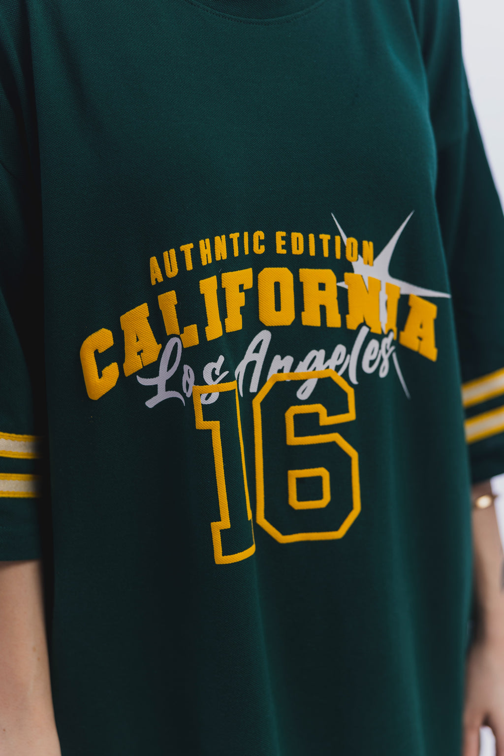 Dark Green Varsity Tee