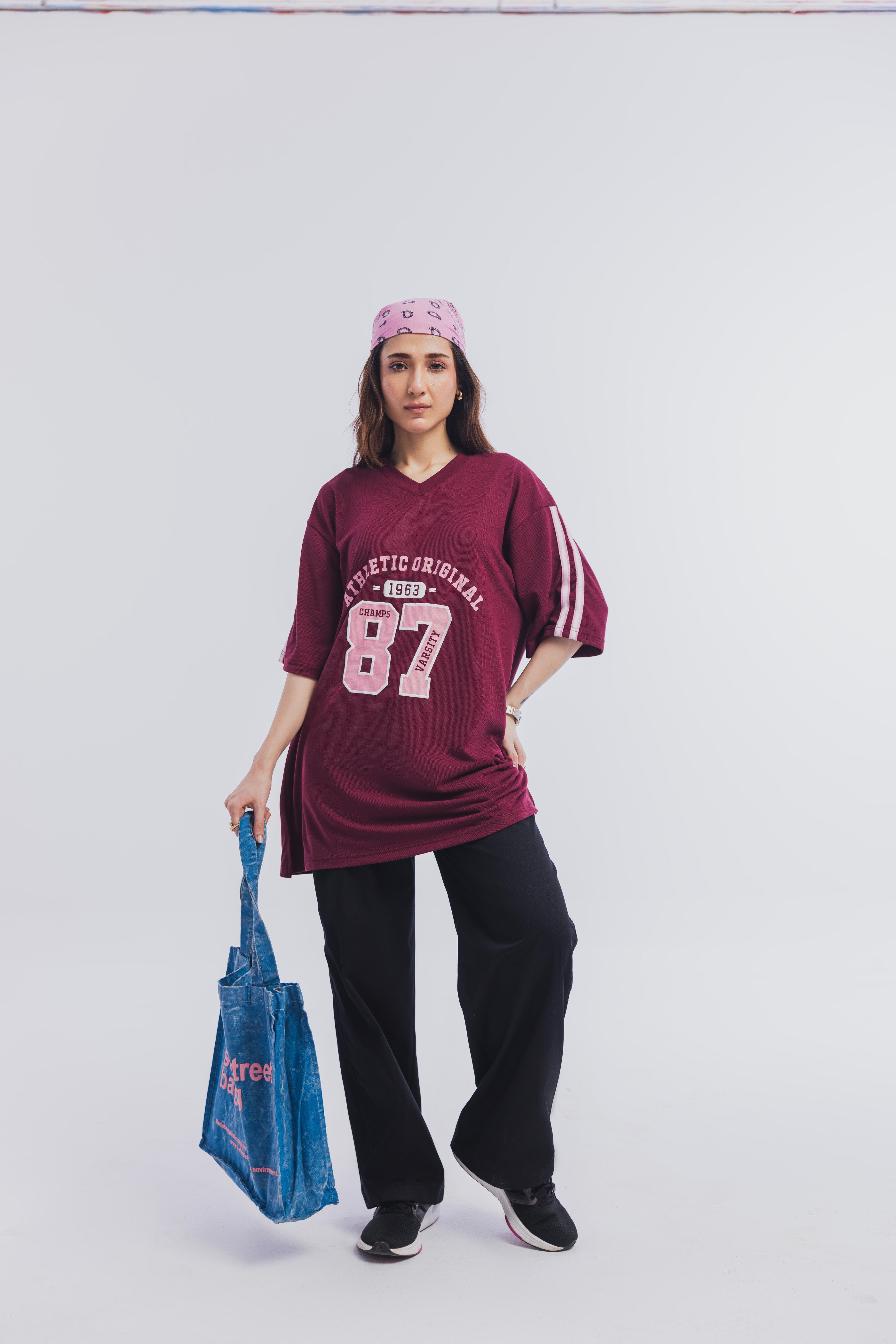Maroon Varsity Tee