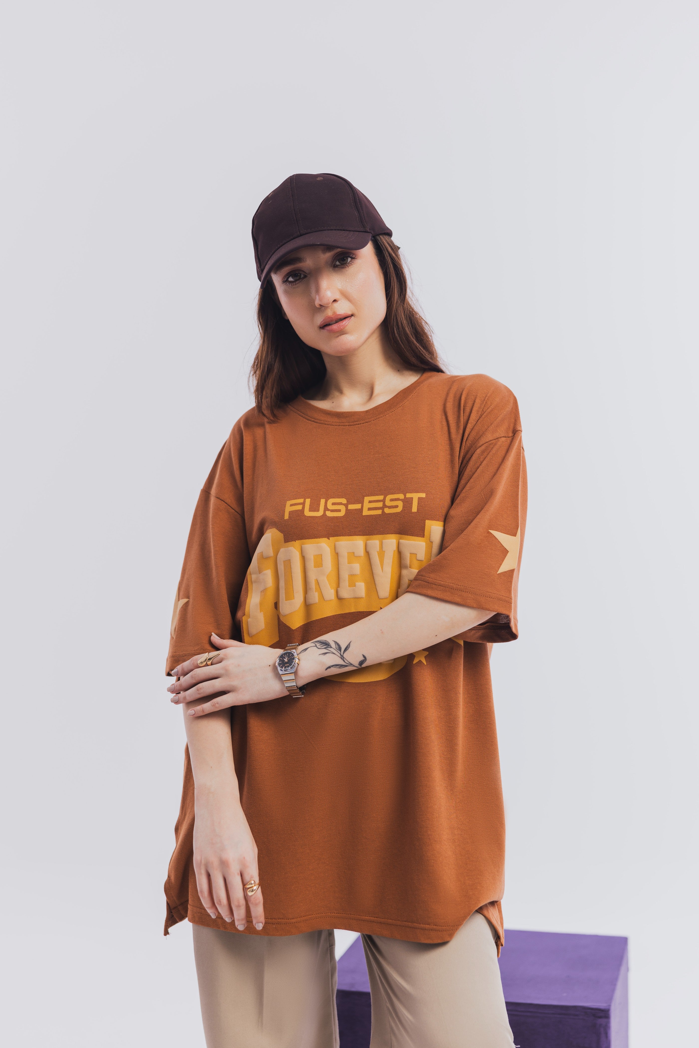 Brown Varsity Tee
