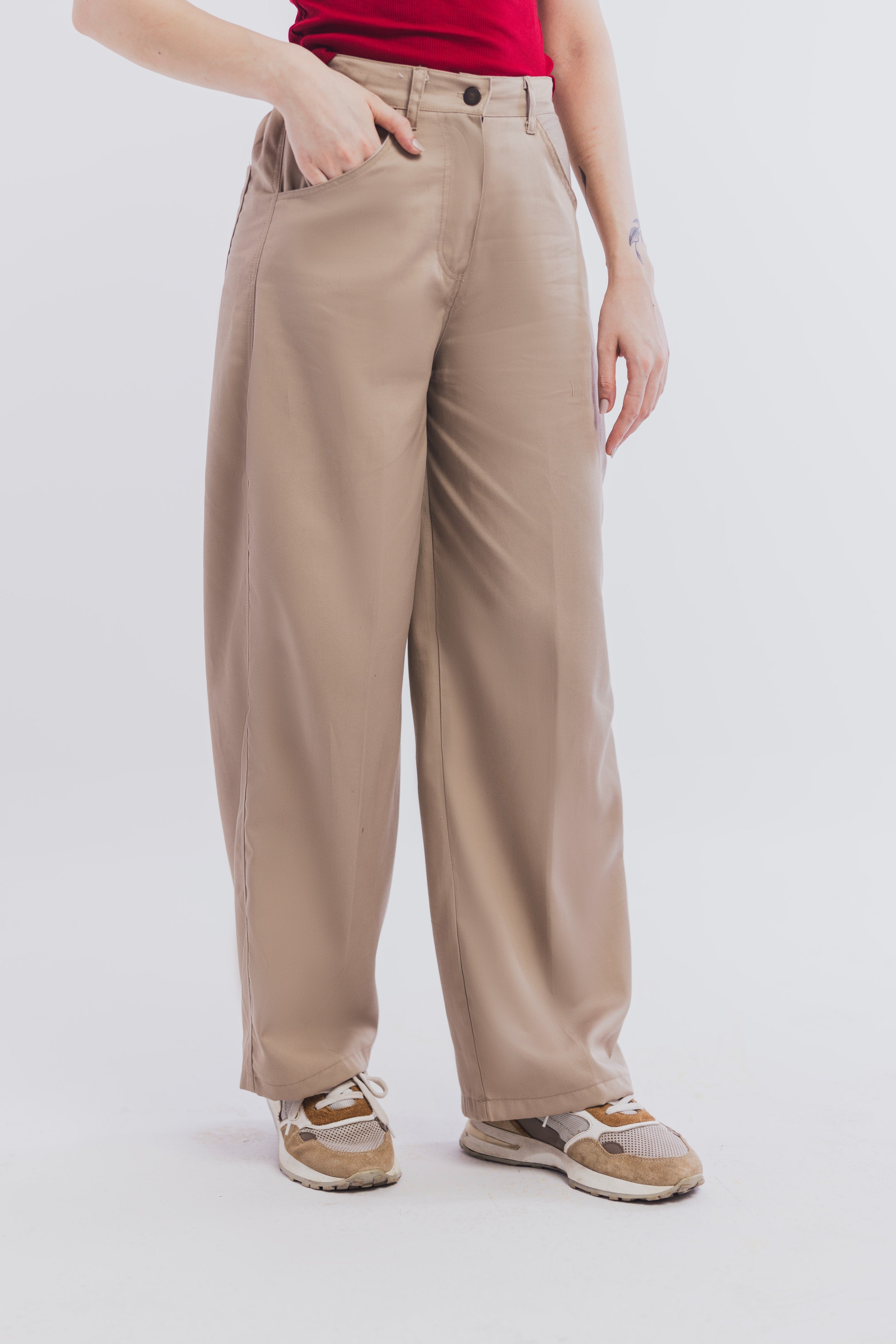Stone  Wide Leg Pant