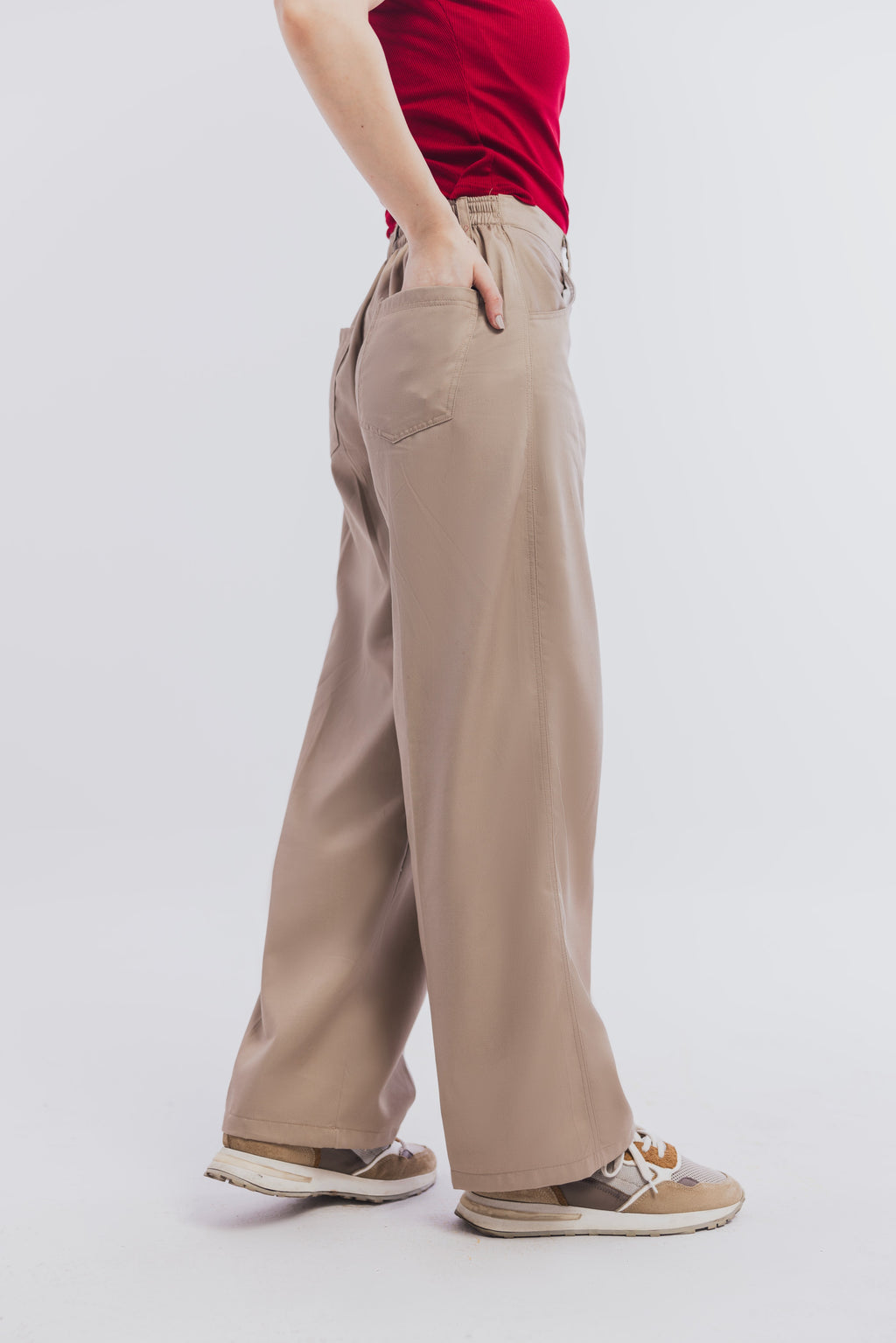 Stone  Wide Leg Pant