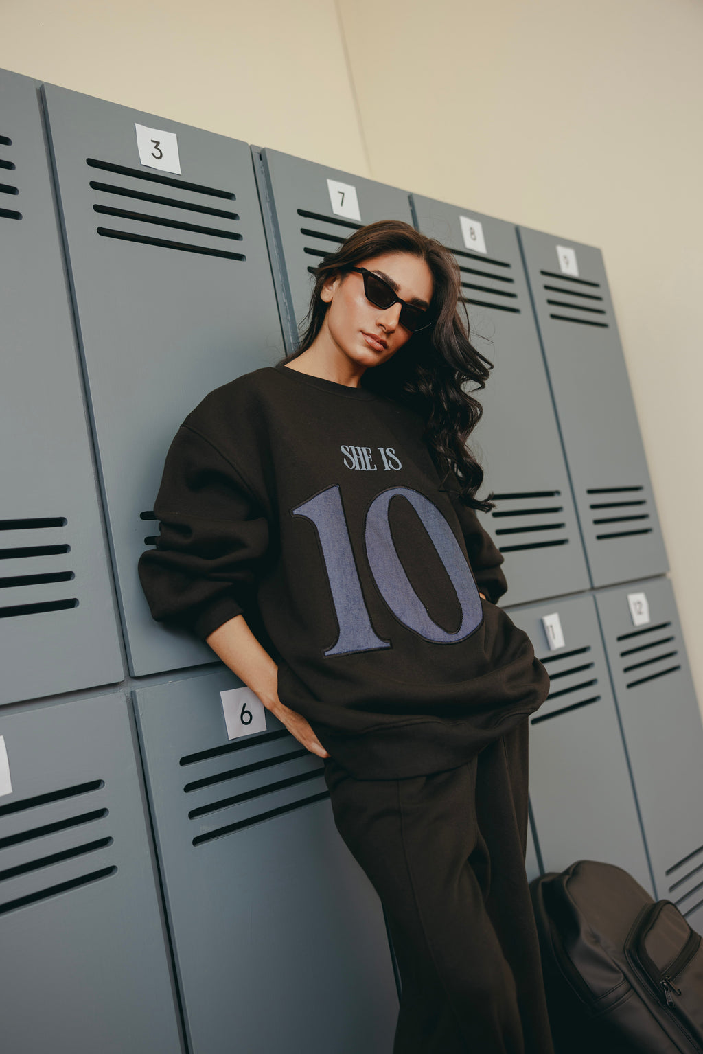 Black Denim Coord Set