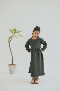 Emerald Long Dress Kids