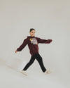 Maroon Hoodie Top - Kids