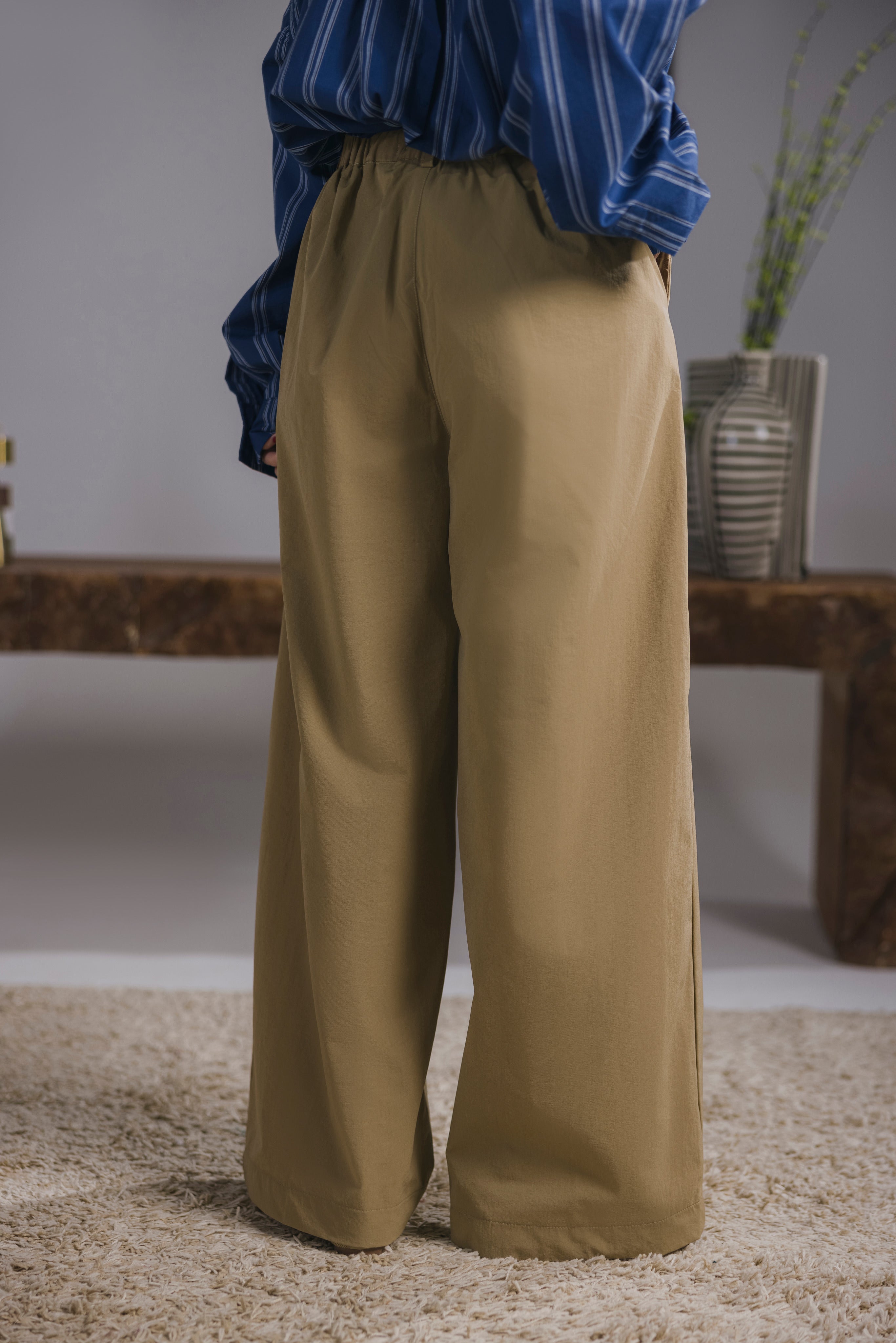 Khaki Tailored Pants