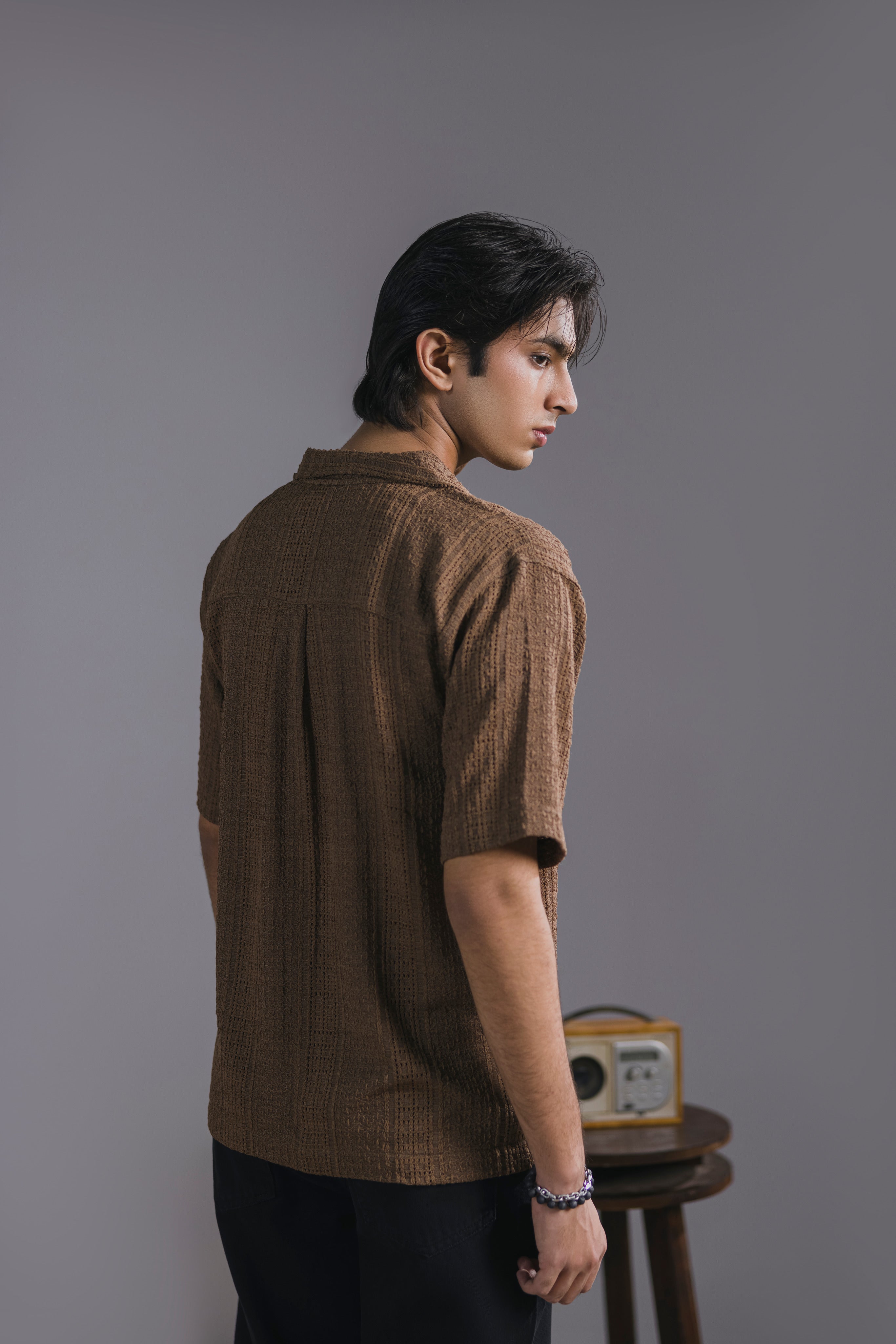Brown Texture Safari Men
