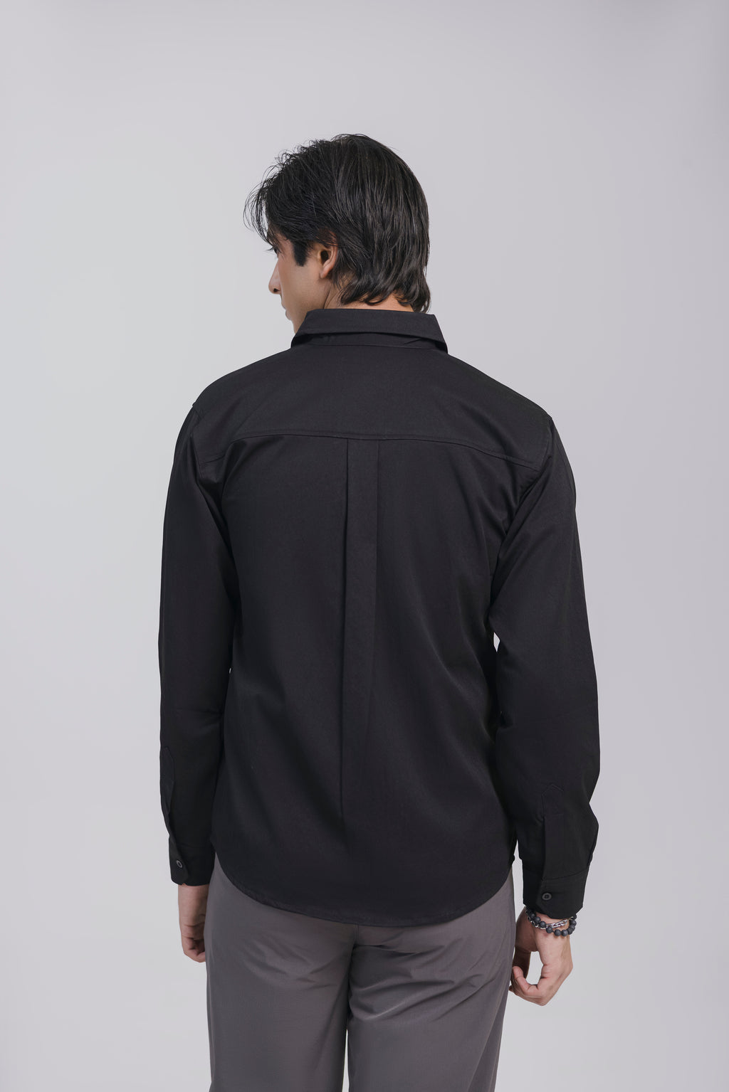 Black Casual Shirt Men