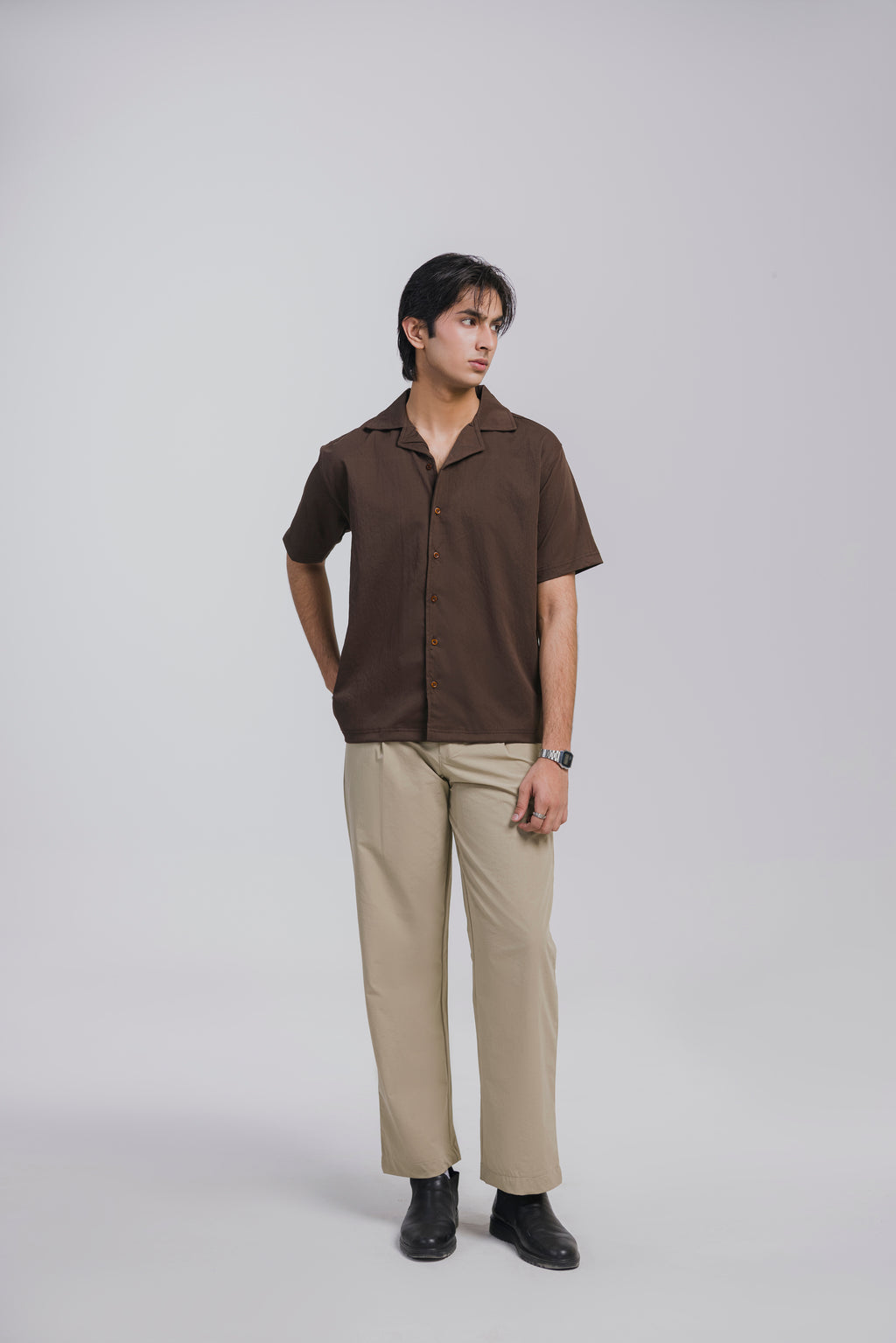 Brown Texture Safari Men