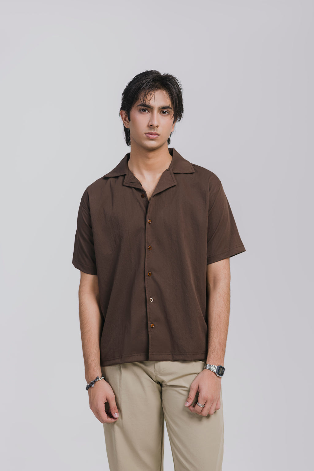 Brown Texture Safari Men