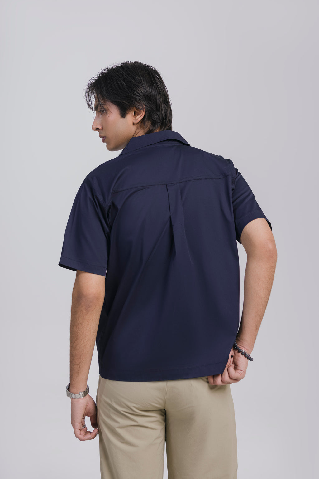 Midnight Blue Button Down