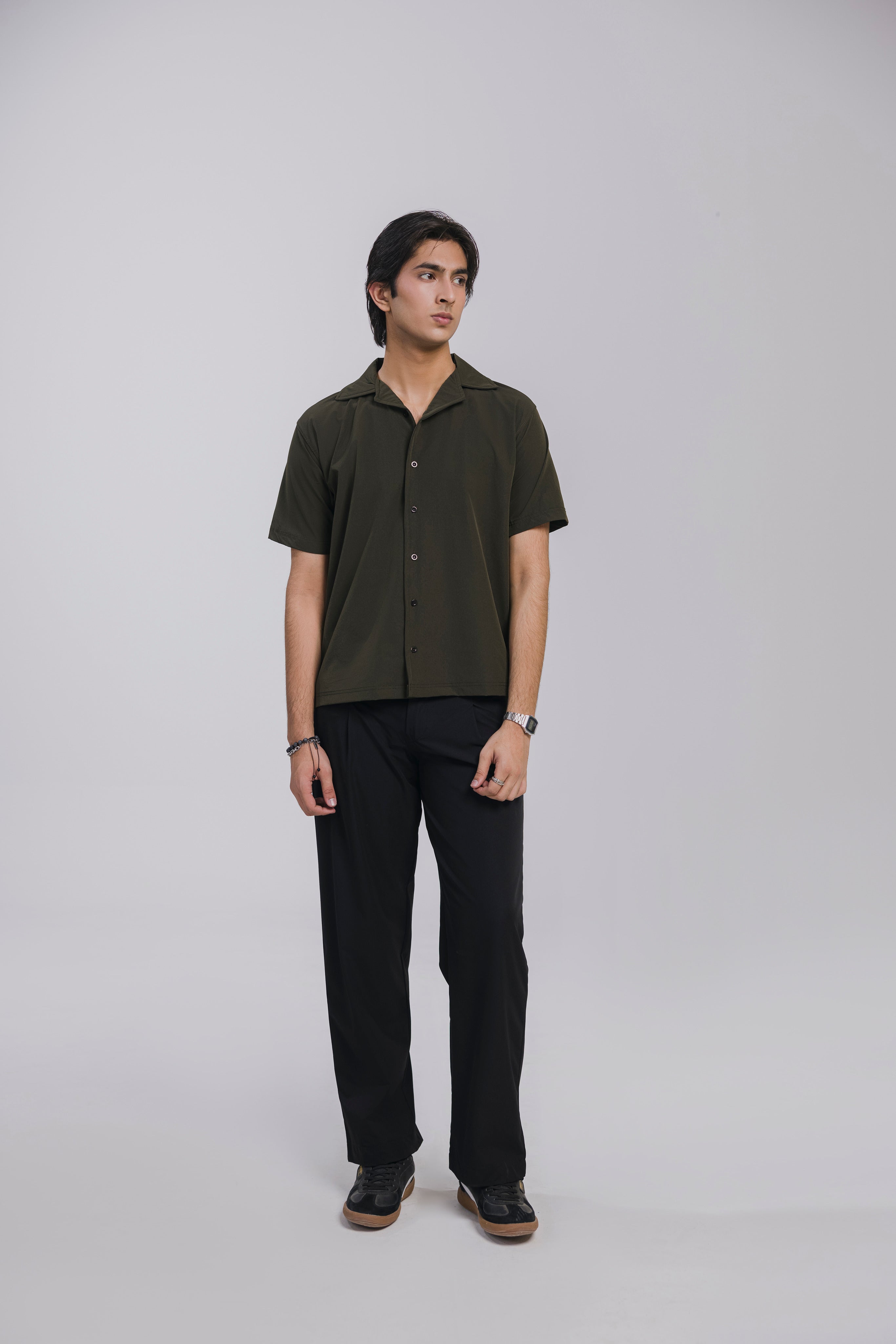 Army Button Down Men