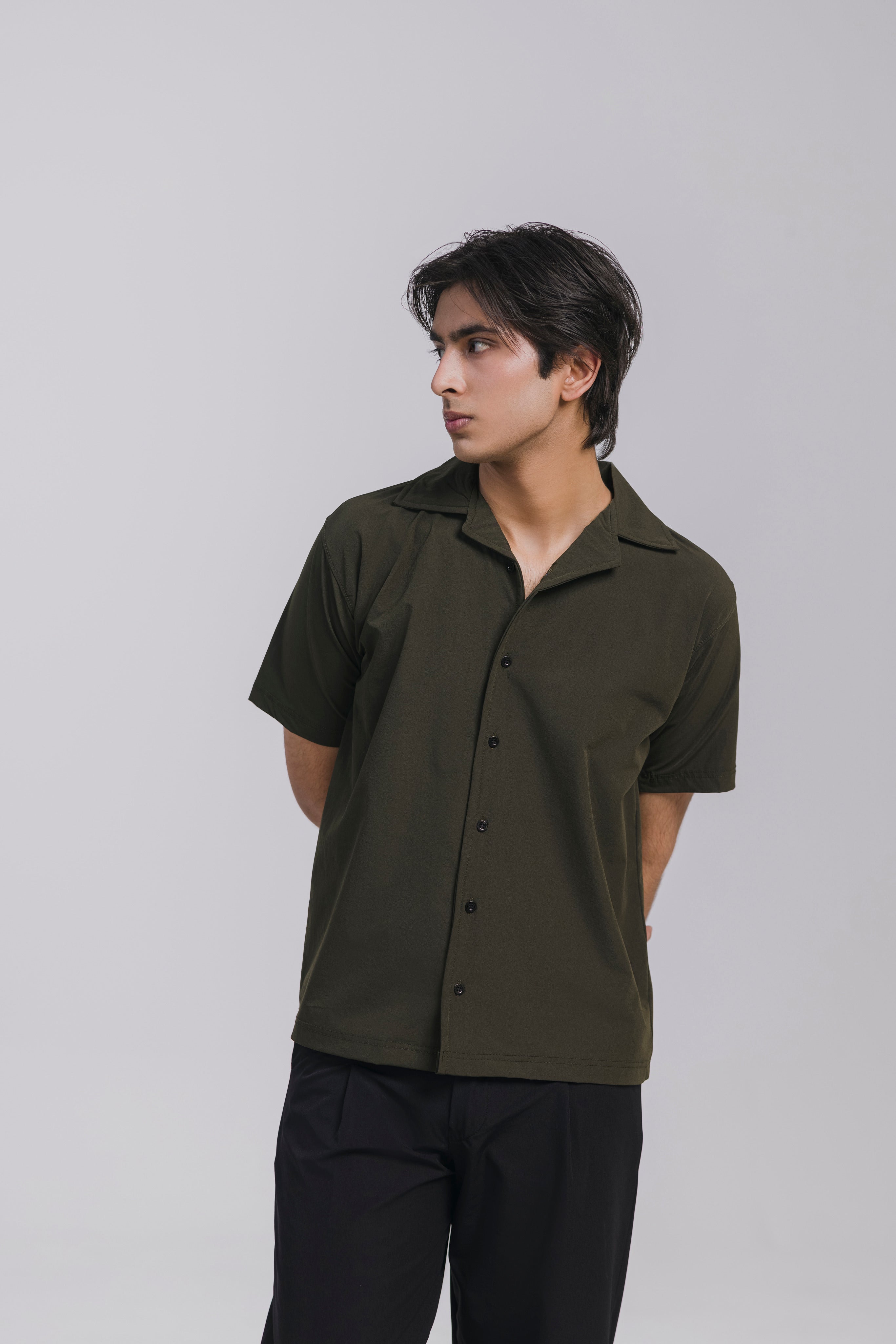 Army Button Down Men