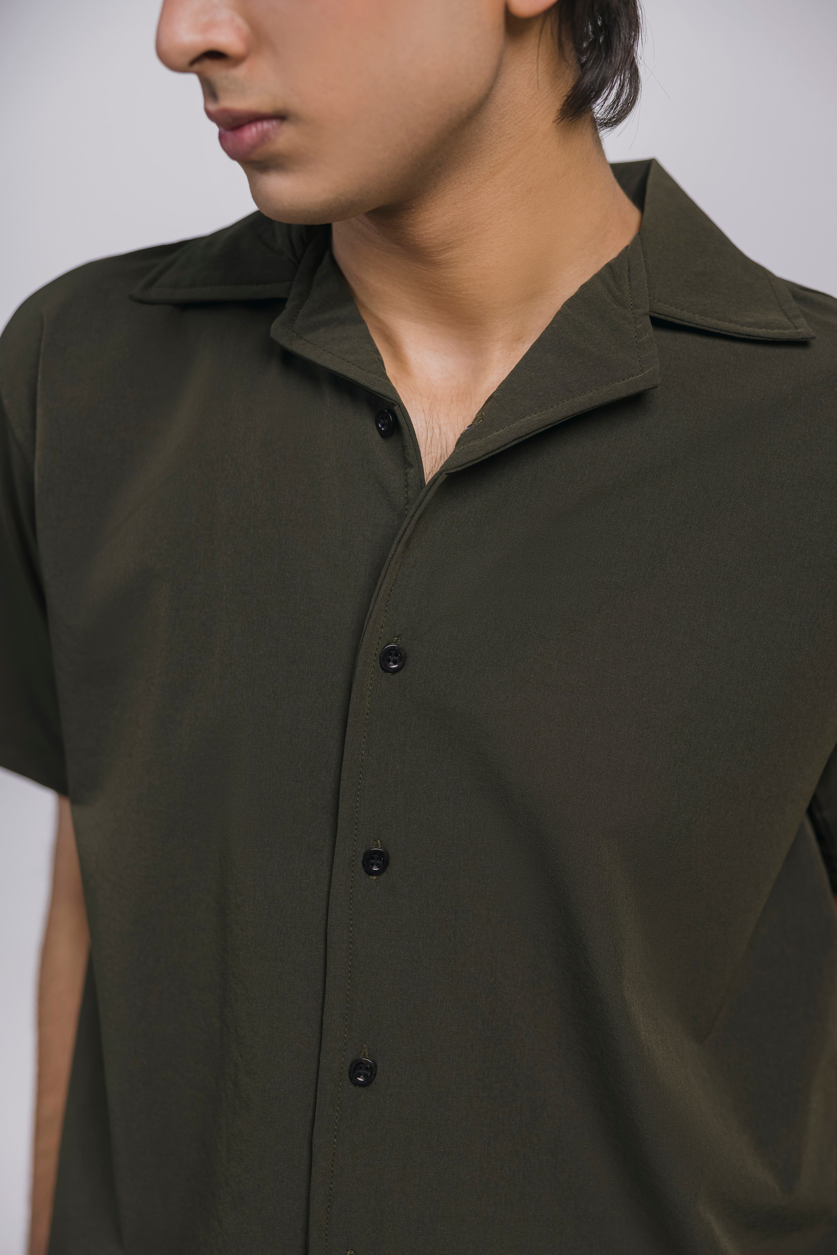 Army Button Down Men