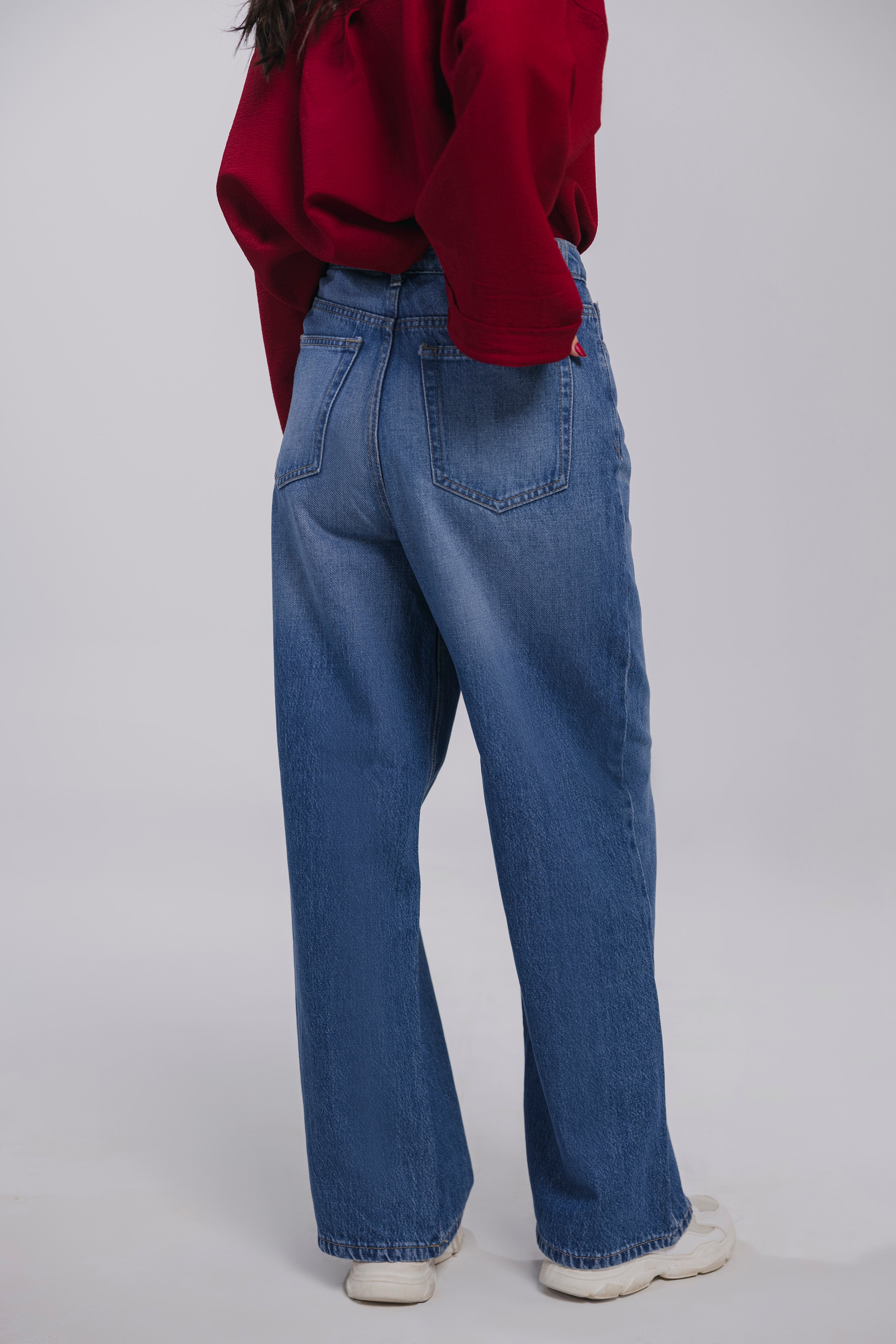IndigoBLUE WIDE LEG jeans