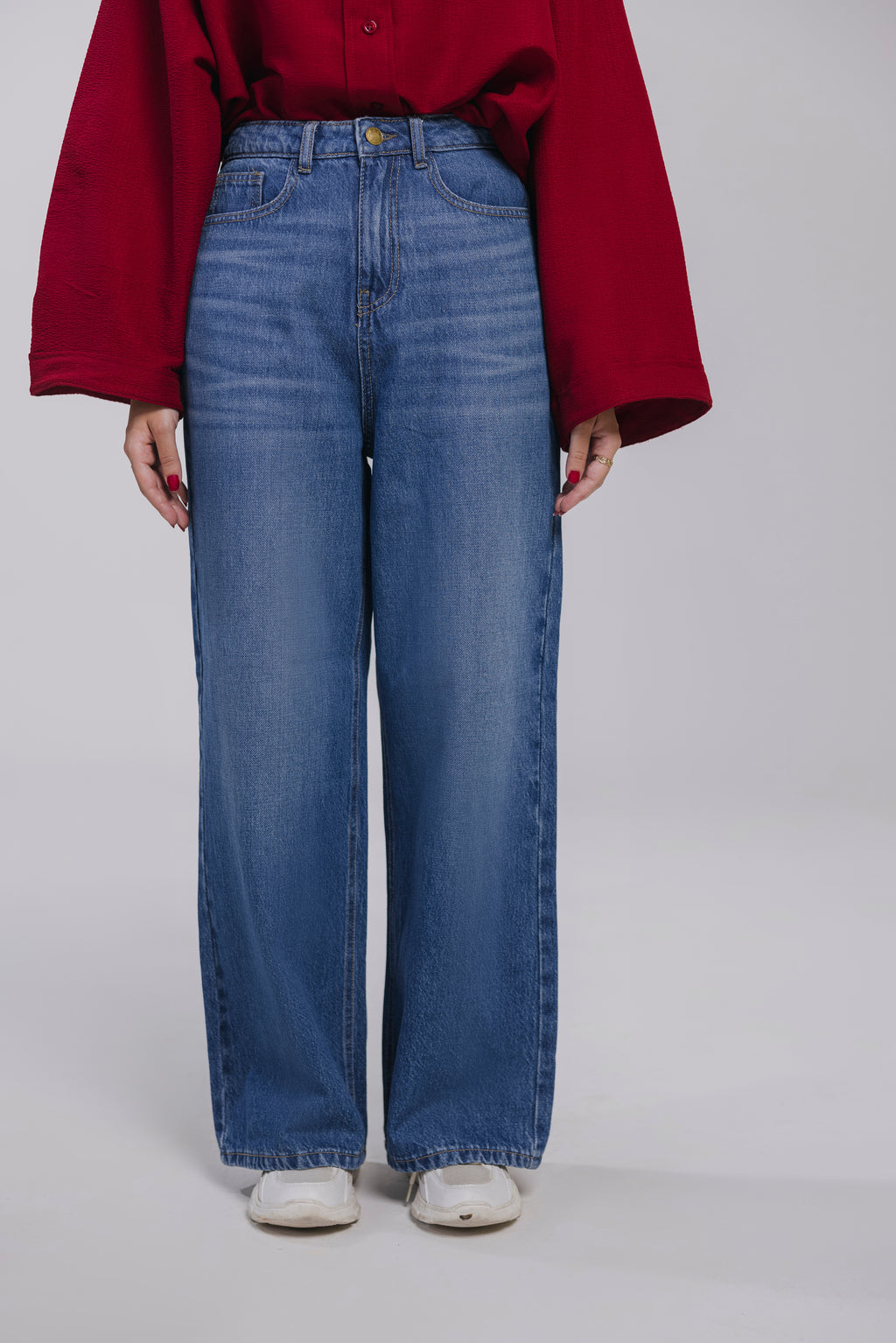 IndigoBLUE WIDE LEG jeans