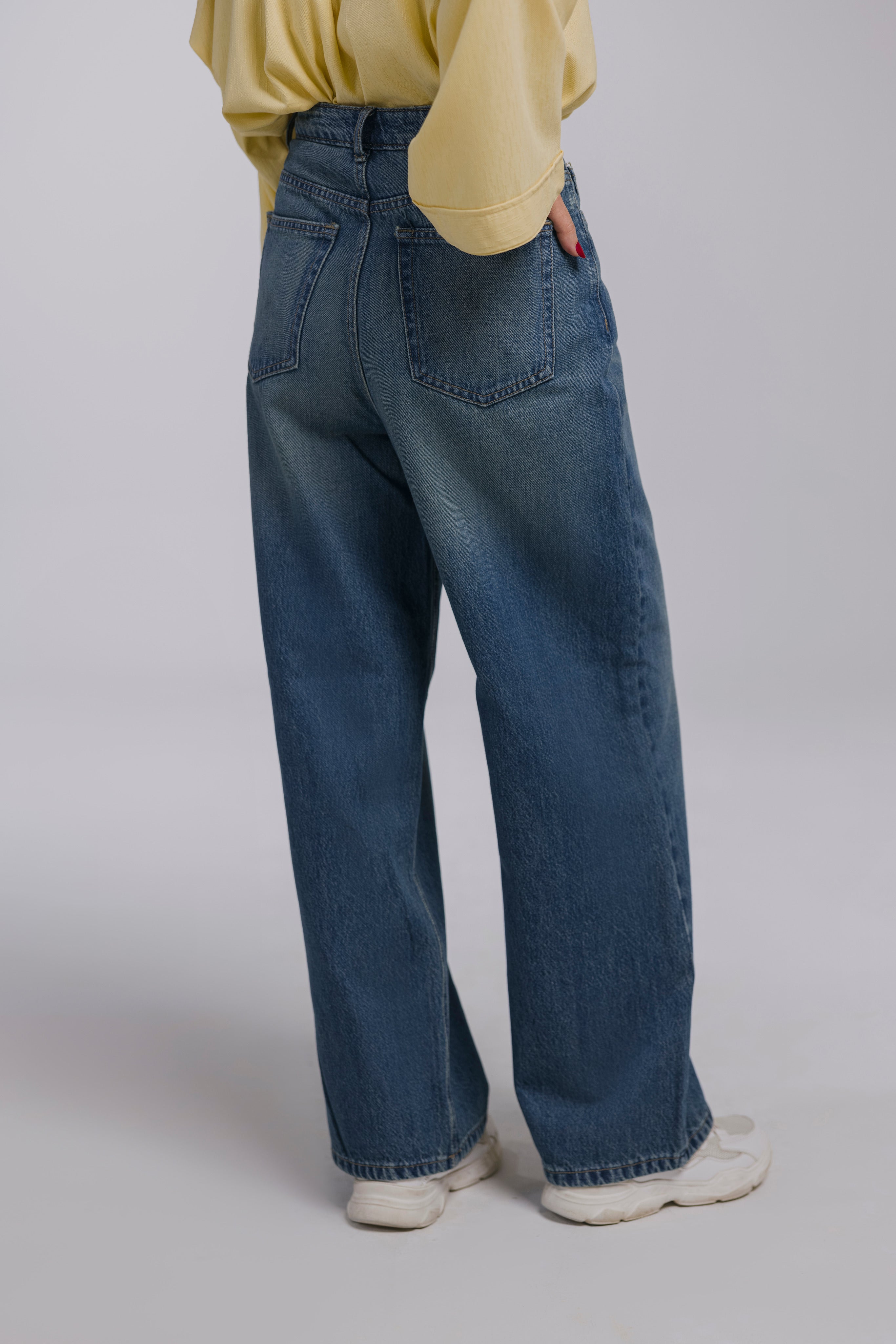 MIDBLUE WIDE LEG jeans