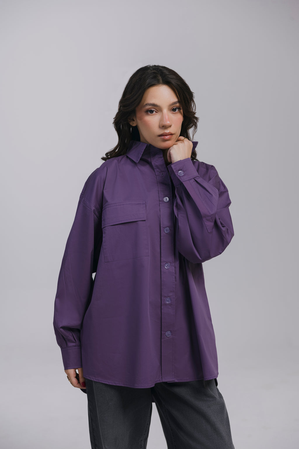 Dark Purple Shirt