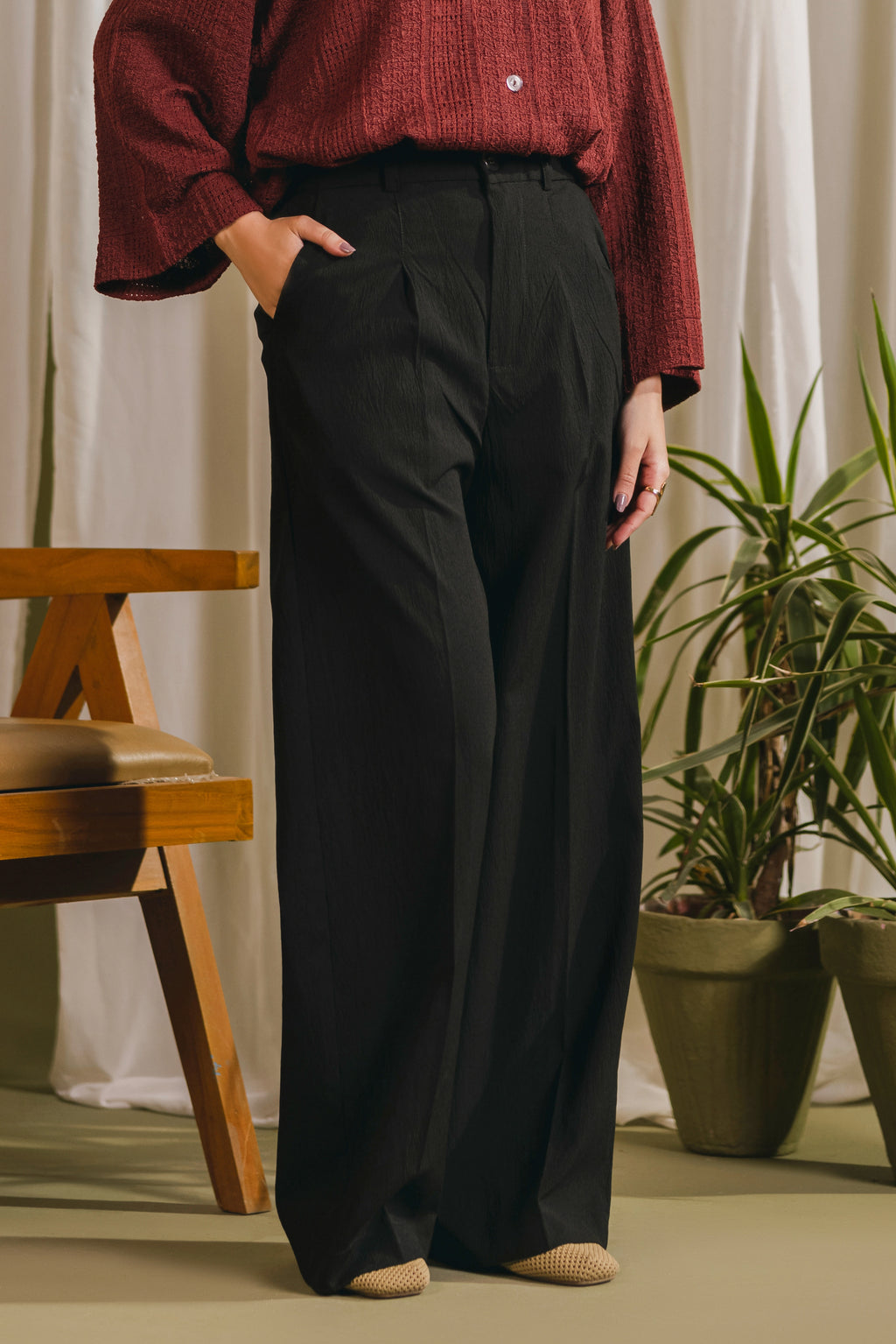 Black Tailored Pants