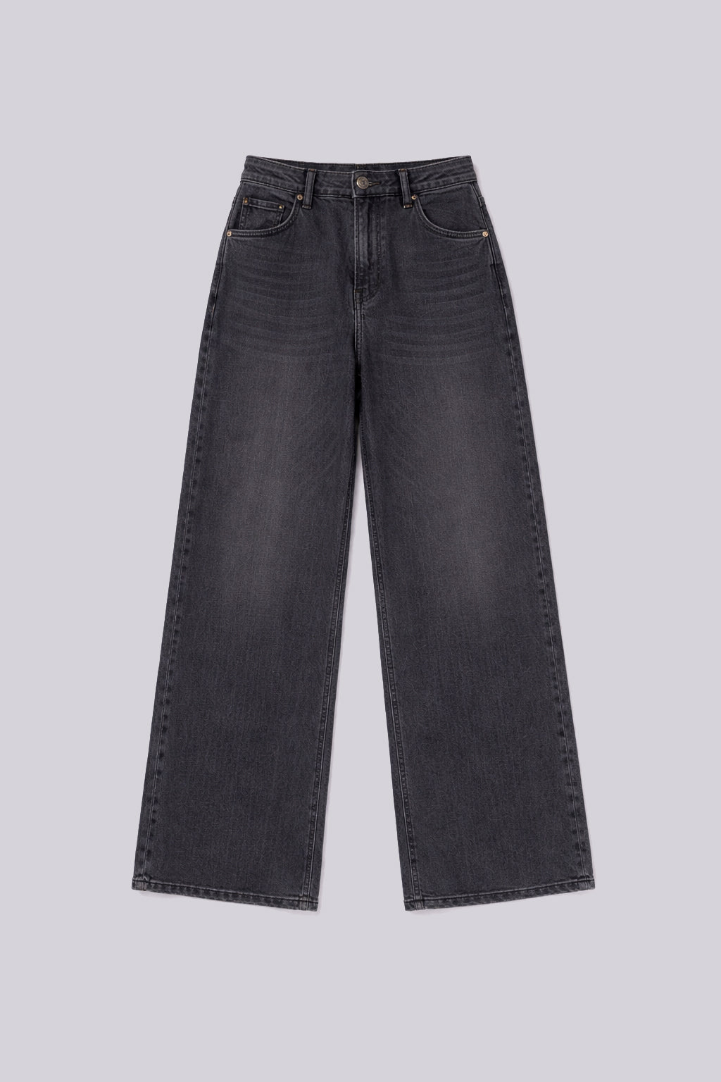 Midnight Grey Wide Leg Jeans