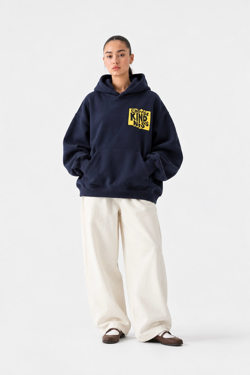 Navy Oversized Hoodie