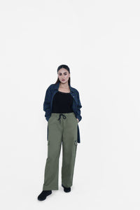 Olive Cargo Trouser