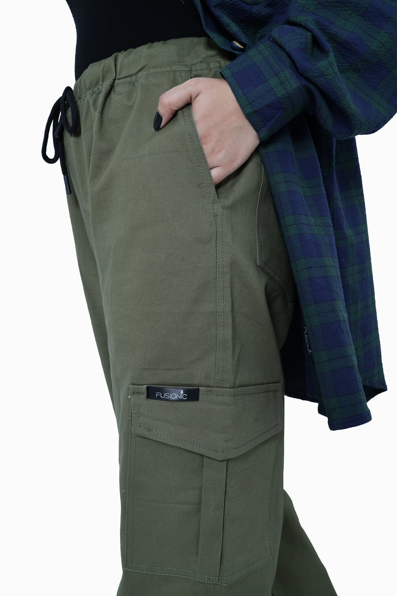 Olive Cargo Trouser