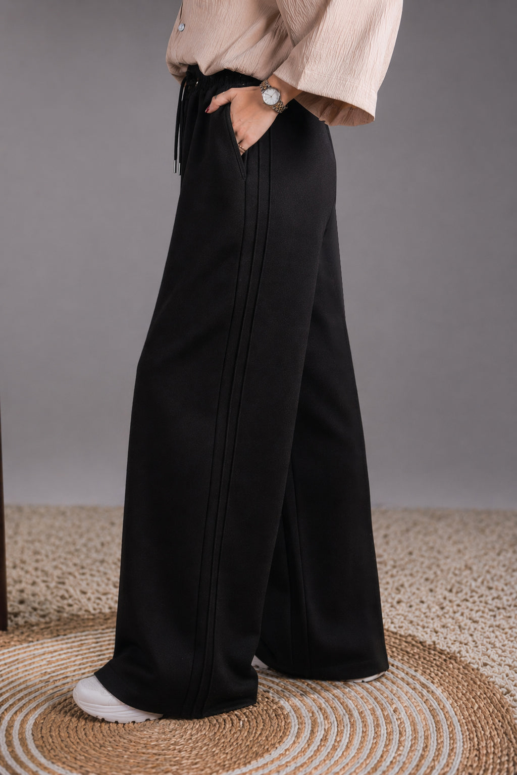 Black Baggy Trouser